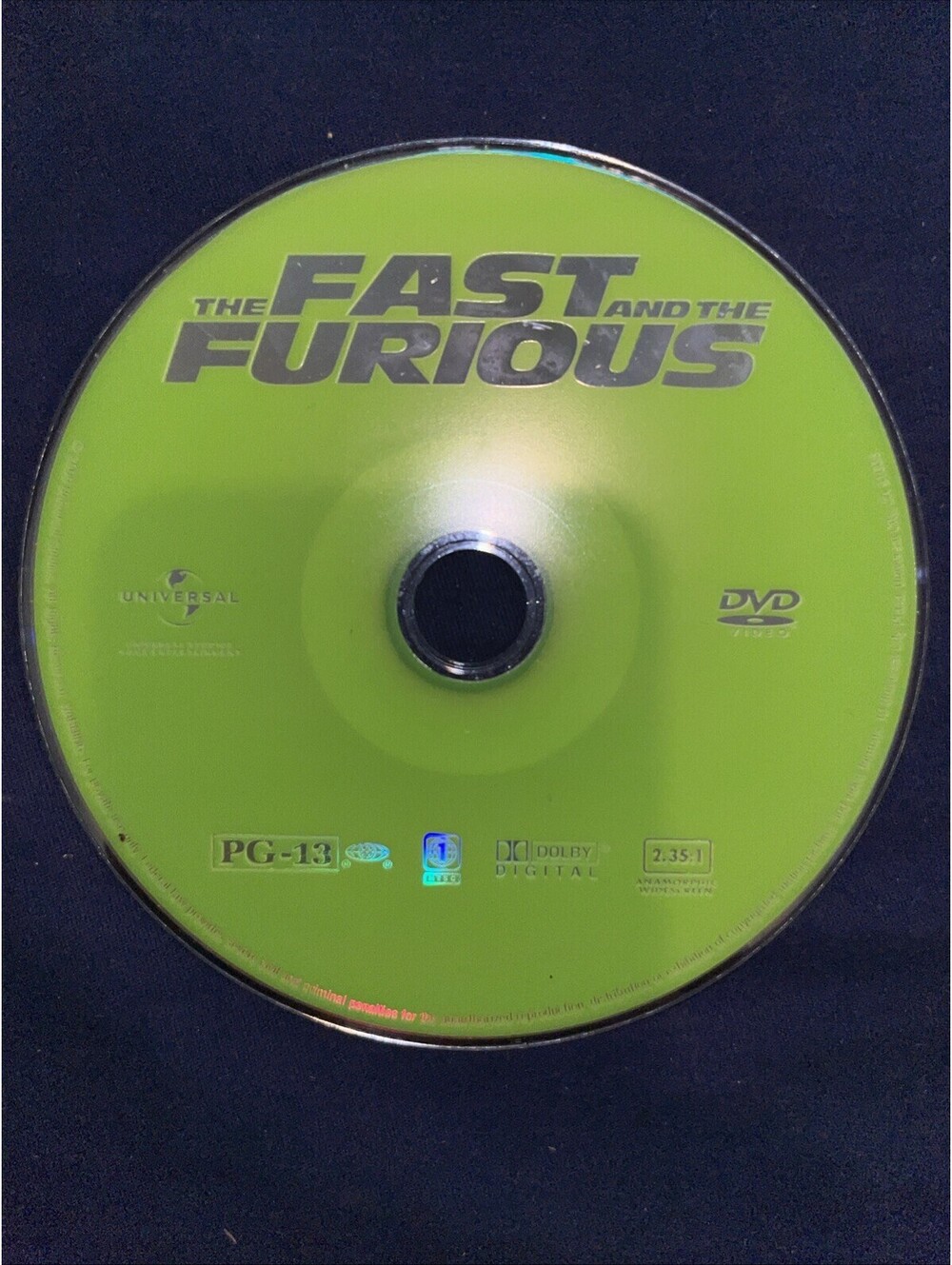 Fast Furious (DVD, 2011) Disc Only. Tested